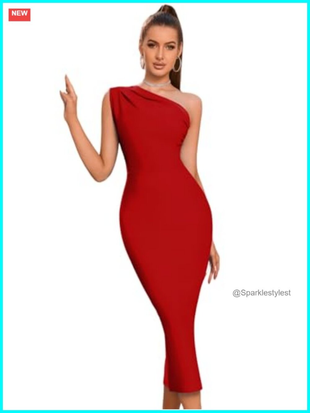 Bandage Bodycon Maxi Dress One Shoulder Ruched Formal Evening Party